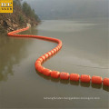 cylinder shape floating barrier buoy for River Surface Pollution Retaining